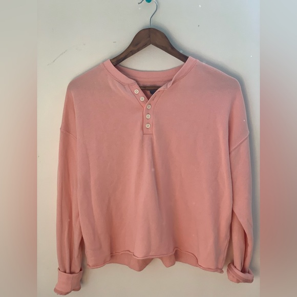 Petal Pink Aerie Pullover - Picture 1 of 5